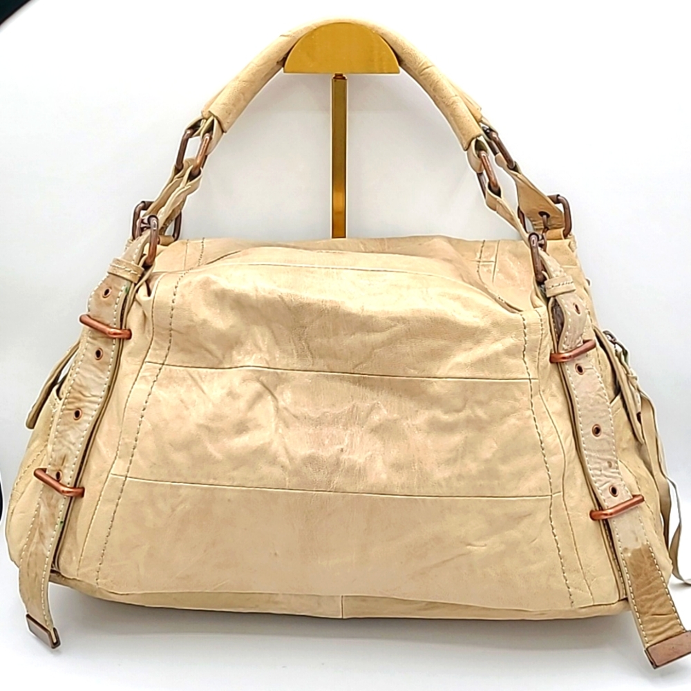 BCBGMaxAzria Tan Leather Handbag - Picture 2 of 11